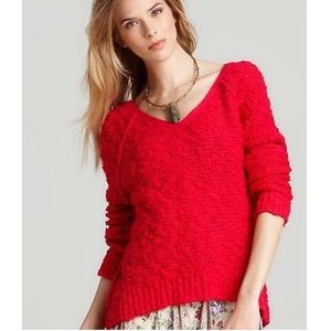 Free People | Fuchsia Songbird Sweater